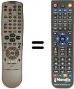 Telecomando equivalente Sharp LC-22AD1E