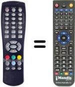 Telecomando equivalente Telesystem TS 6213