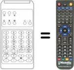 Telecomando equivalente INFRARED 16 / 32 TRS