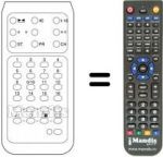 Telecomando equivalente IR 16