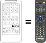 Telecomando equivalente Magnadyne JUPITER X322 P
