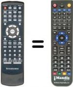 Telecomando equivalente JX-1000C(2)