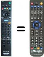 Telecomando equivalente Sony KDL-26 U3000 E