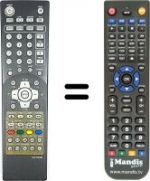Telecomando equivalente NordMende NM 3205 SE