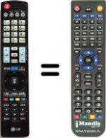 Telecomando equivalente LG 60 PM 970S