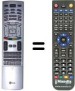 Telecomando equivalente LG RZ-42PX6SX