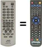 Telecomando equivalente JVC HR-V500