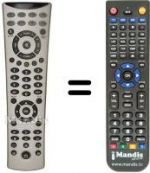 Telecomando equivalente NordMende MD 7223