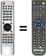 Telecomando equivalente NordMende N 4202 PB