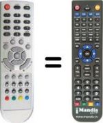 Telecomando equivalente NordMende N 2003 LBD