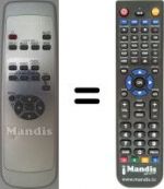 Telecomando equivalente Fujitsu P50 XHA10