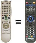 Telecomando equivalente Sharp LC 30 HV2E