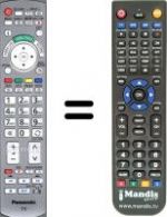 Telecomando equivalente Panasonic TX-L42G20E