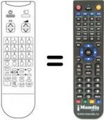 Telecomando equivalente Daewoo 2075ST