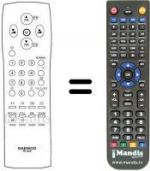 Telecomando equivalente Daewoo DTW 28W2S-100D