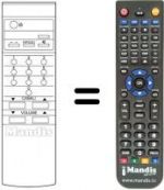 Telecomando equivalente RC 56