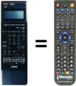 Telecomando equivalente RC-TF80P