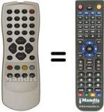 Telecomando equivalente RC 1113305 / 00