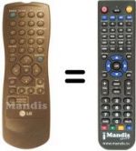 Telecomando equivalente RC 1123402 / 00