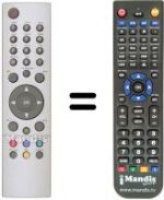 Telecomando equivalente Grandin CF 1001