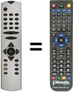 Telecomando equivalente Goodmans TVG 209 T