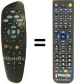 Telecomando equivalente RC 1600 / 00