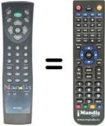 Telecomando equivalente Daewoo LCD 20 ORTV