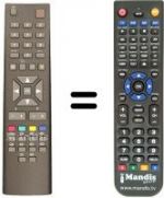 Telecomando equivalente RC 2445