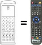 Telecomando equivalente RC 40