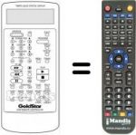 Telecomando equivalente RC 400 P