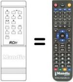 Telecomando equivalente RC 51