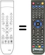 Telecomando equivalente Universum RC 554