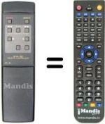 Telecomando equivalente RC 58