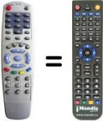 Telecomando equivalente RC 5R