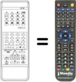Telecomando equivalente Sanyo CEP 2557