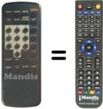 Telecomando equivalente RC 70 / 1-9202