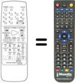 Telecomando equivalente RC 72