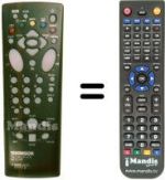 Telecomando equivalente Hifivox 28 DG 22 C
