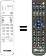 Telecomando equivalente Hifivox 21 MS 10 F