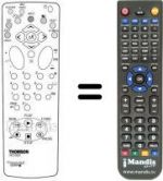 Telecomando equivalente Hifivox 21 CT 17 E