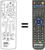 Telecomando equivalente Hifivox 52 TW 610 S