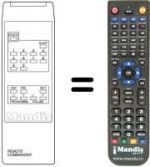Telecomando equivalente CTV 2101