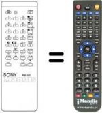 Telecomando equivalente RM-632