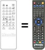 Telecomando equivalente RM-633