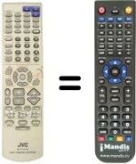 Telecomando equivalente JVC THA75R