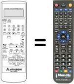 Telecomando equivalente RM 16-36605
