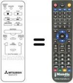 Telecomando equivalente RM M30-57401