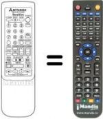 Telecomando equivalente RM 63121V-63803