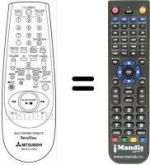 Telecomando equivalente RM 641V-63304