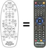 Telecomando equivalente RM 70802